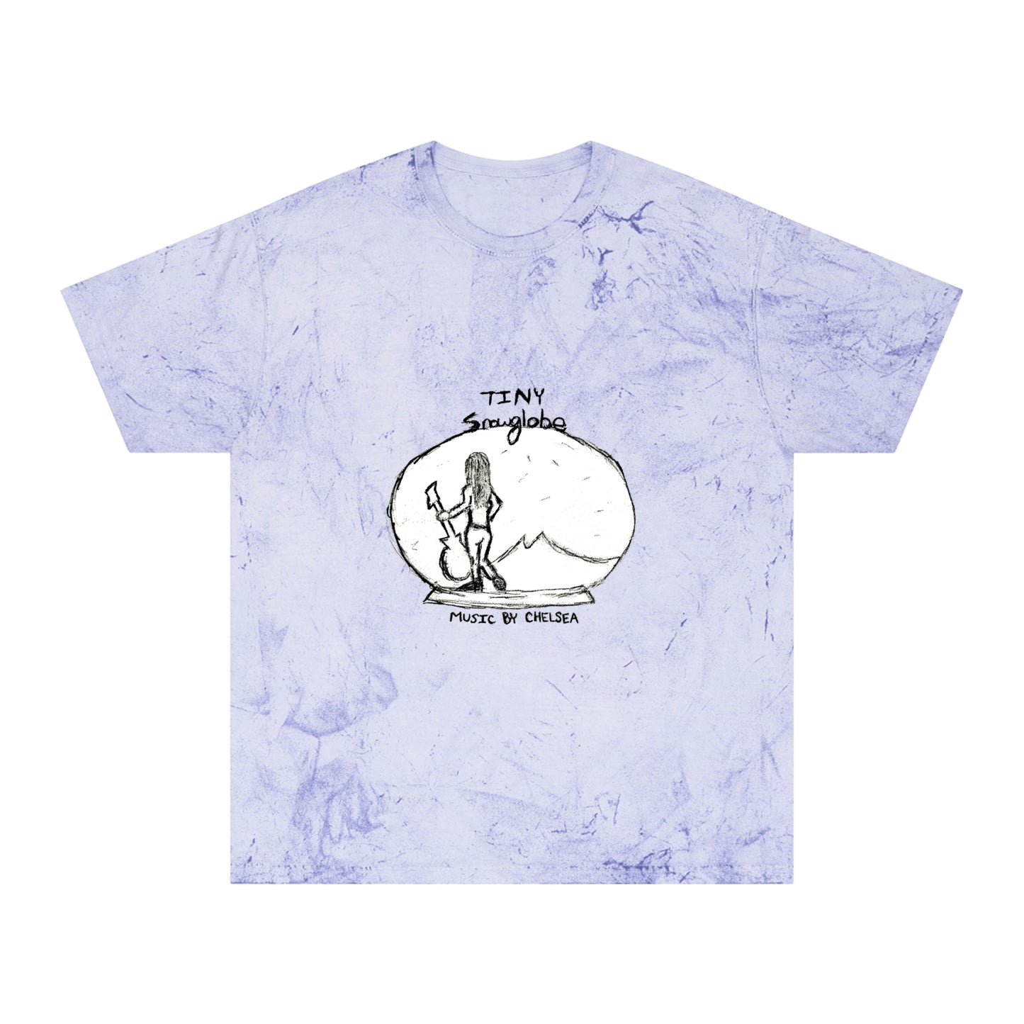 Tie Dye Tiny SnowGlobe t-shirt