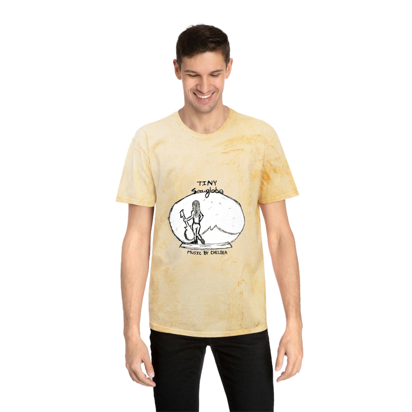 Tie Dye Tiny SnowGlobe t-shirt