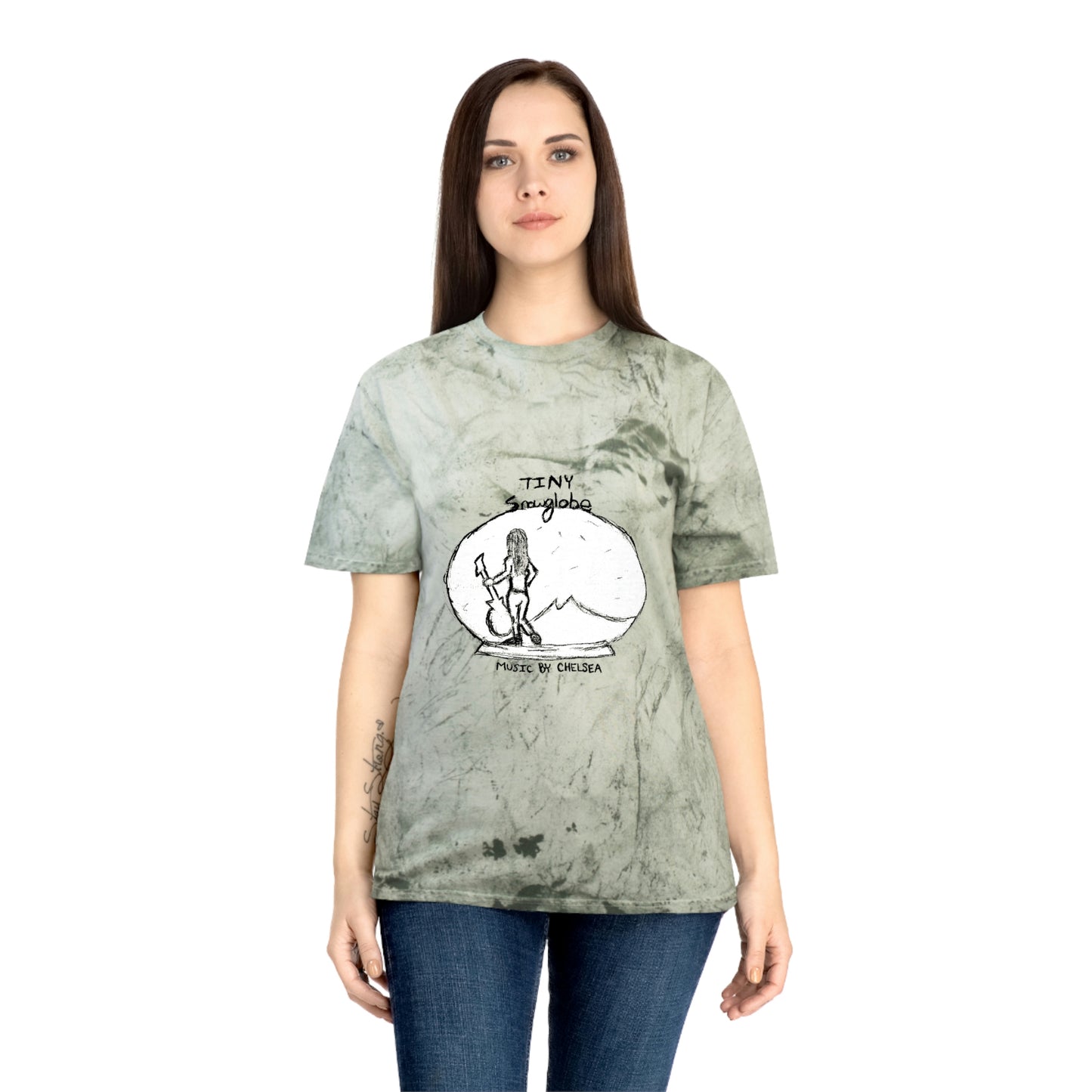 Tie Dye Tiny SnowGlobe t-shirt