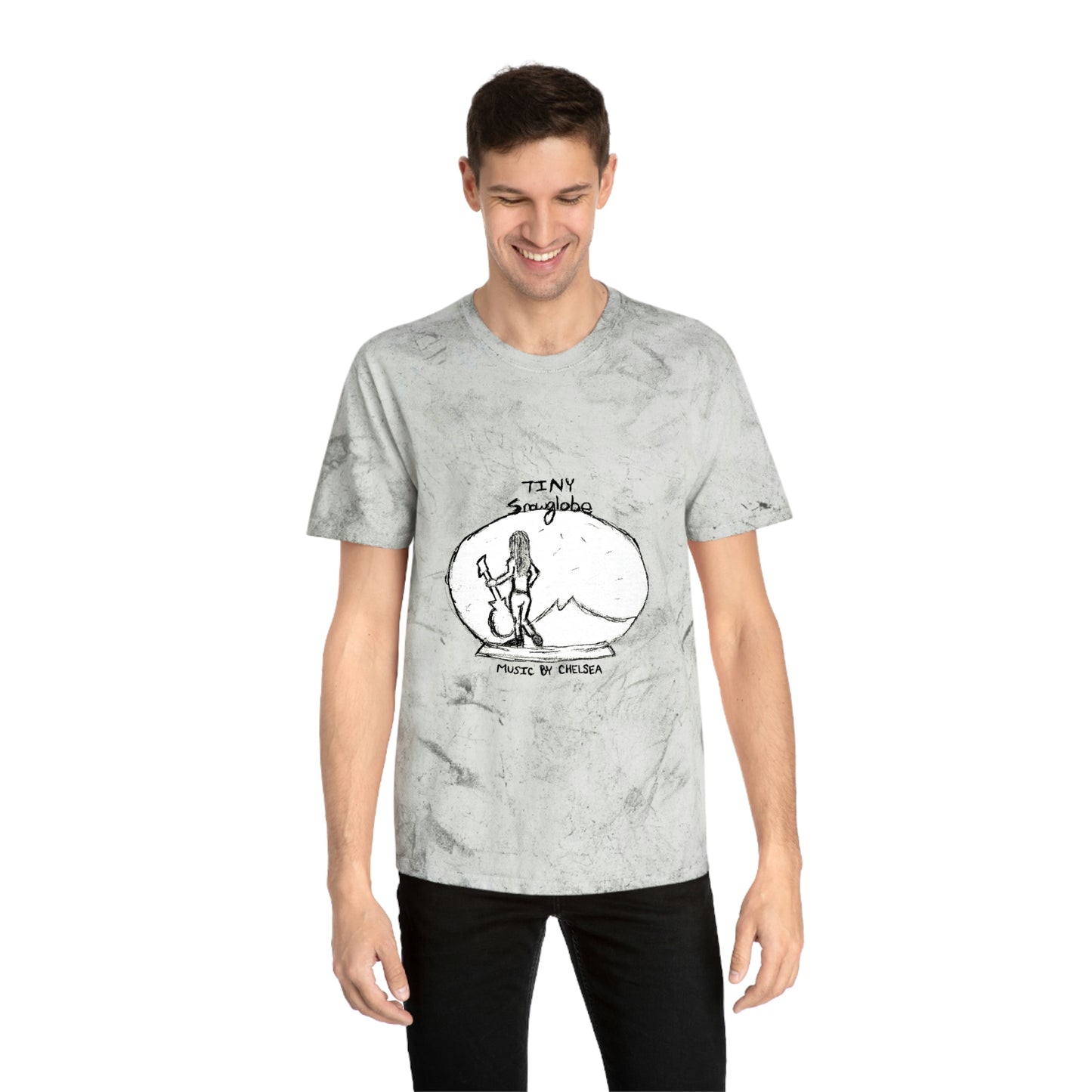 Tie Dye Tiny SnowGlobe t-shirt