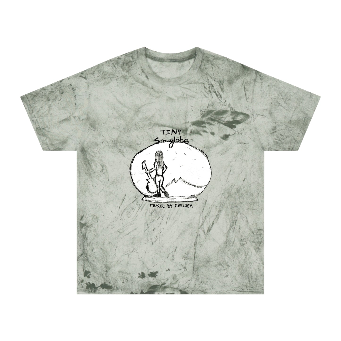 Tie Dye Tiny SnowGlobe t-shirt