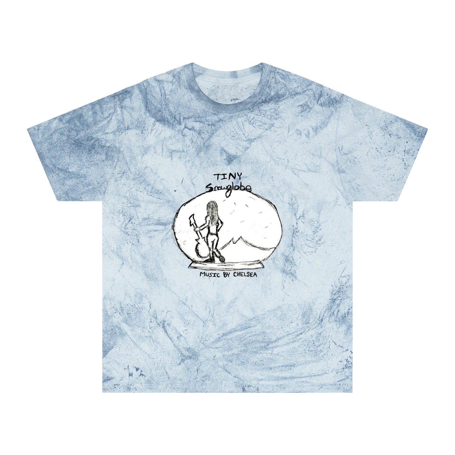 Tie Dye Tiny SnowGlobe t-shirt