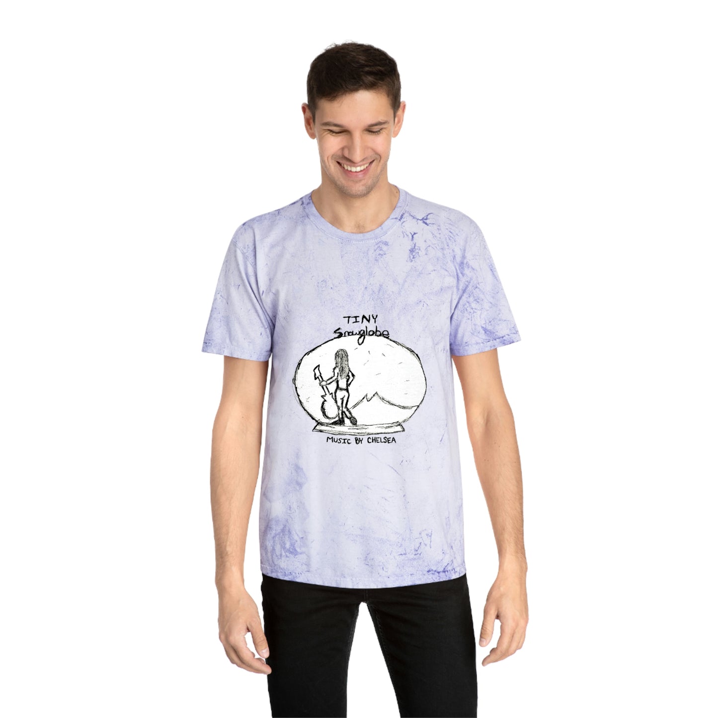 Tie Dye Tiny SnowGlobe t-shirt