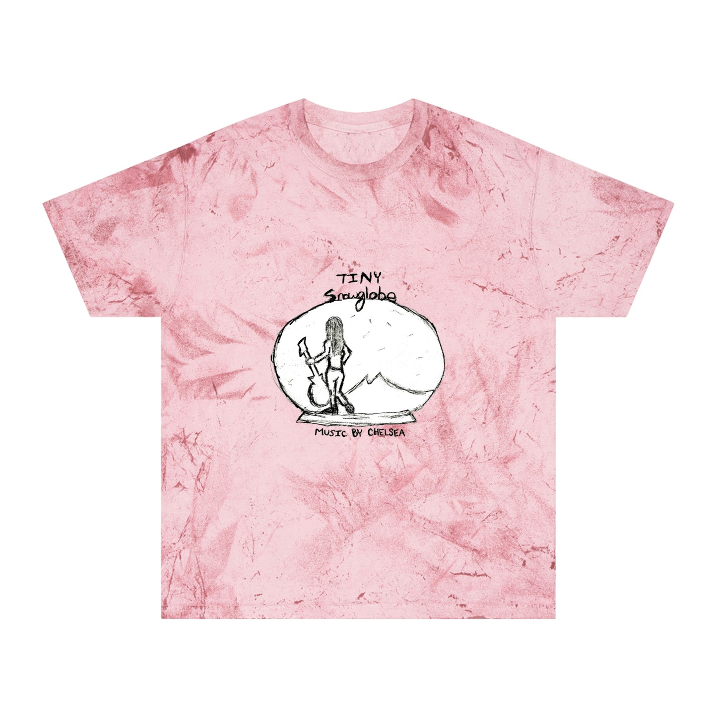 Tie Dye Tiny SnowGlobe t-shirt