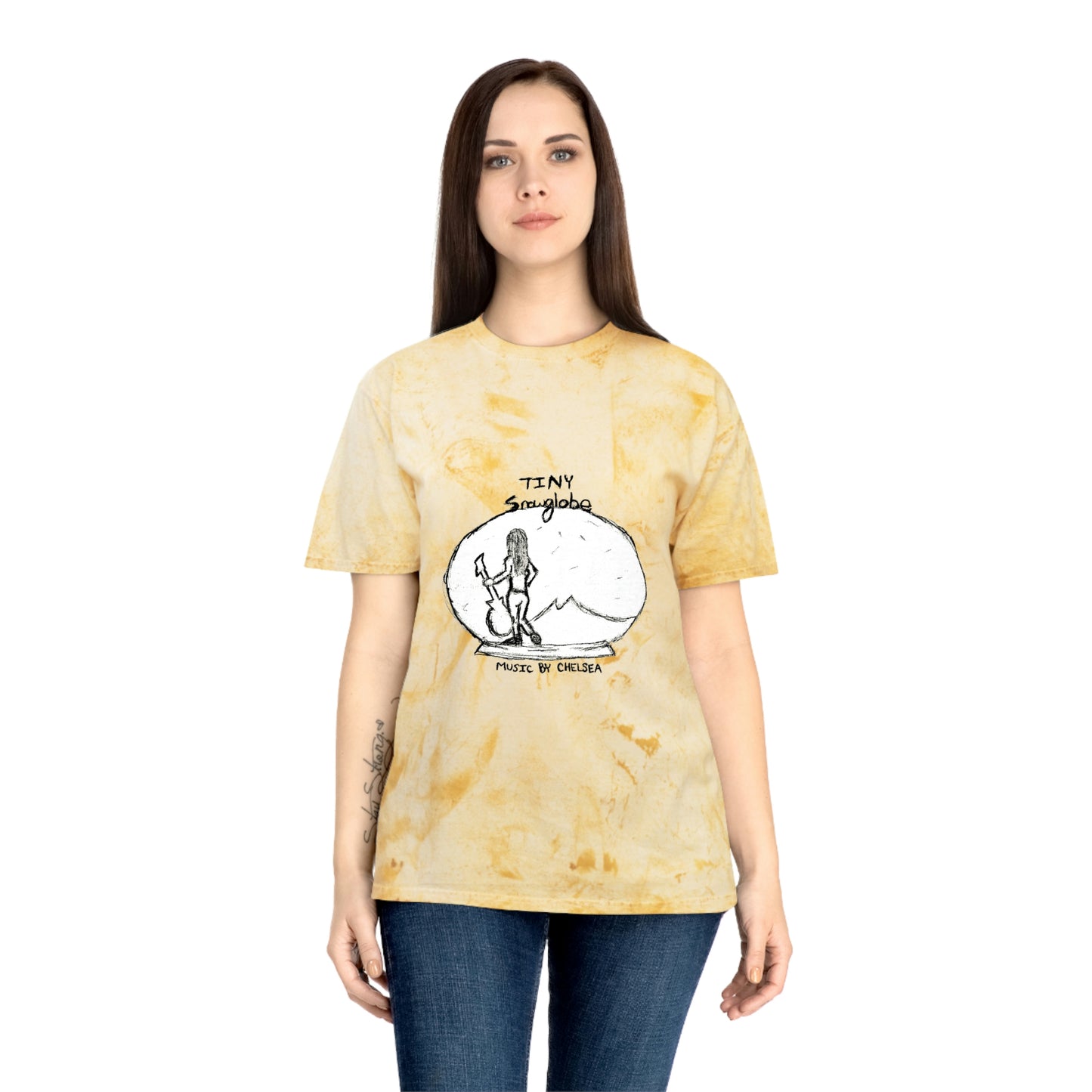 Tie Dye Tiny SnowGlobe t-shirt