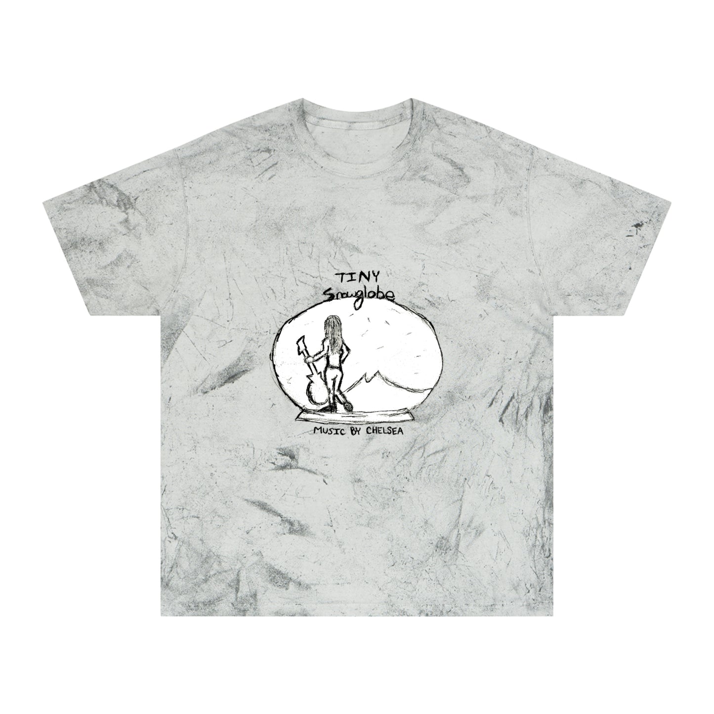 Tie Dye Tiny SnowGlobe t-shirt
