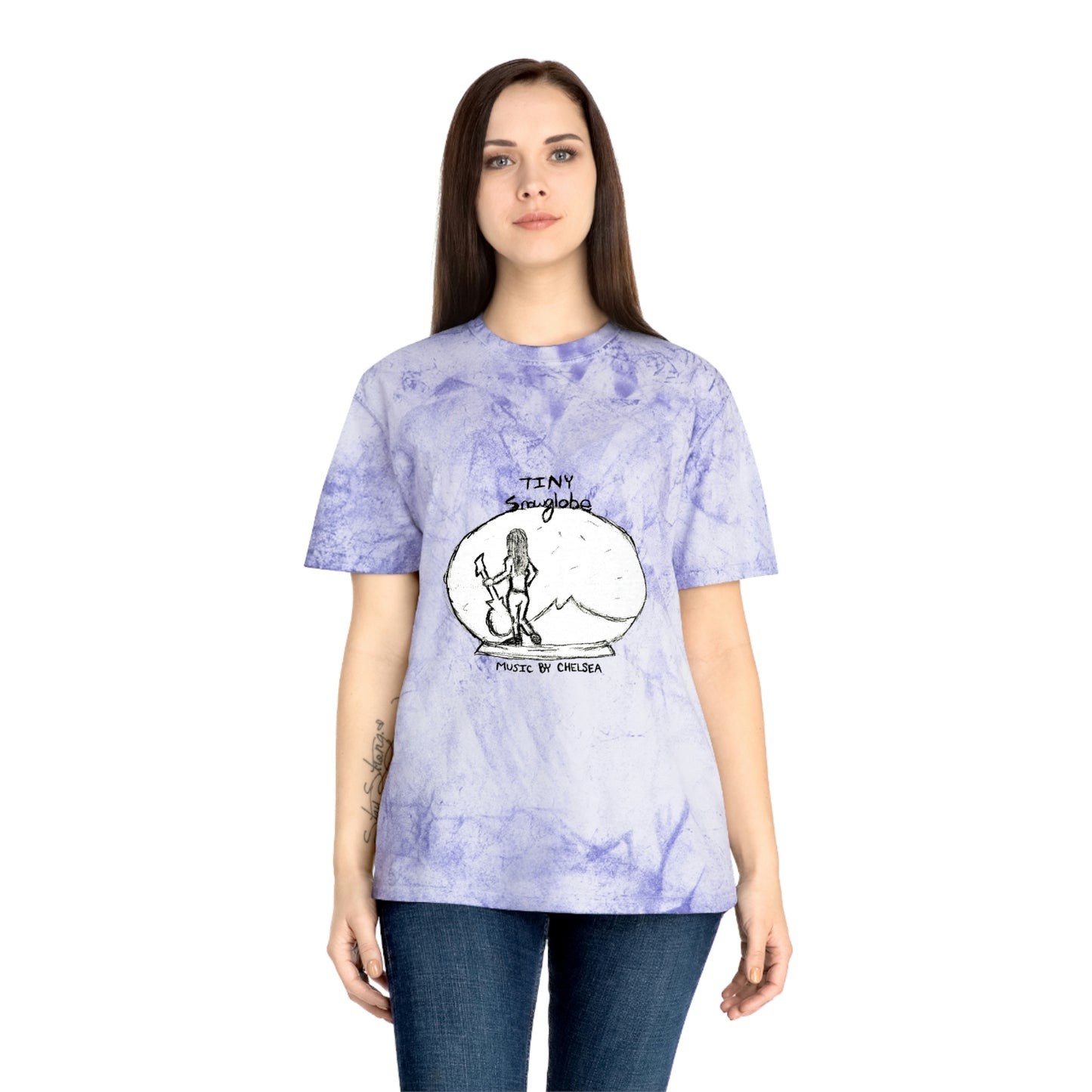 Tie Dye Tiny SnowGlobe t-shirt