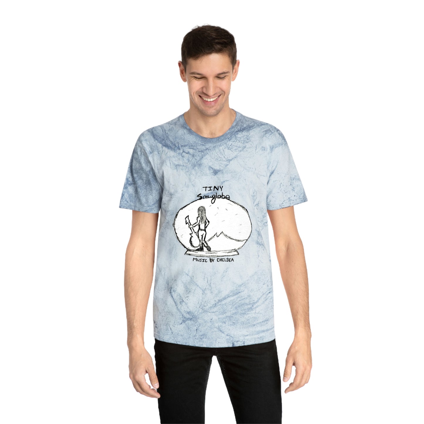 Tie Dye Tiny SnowGlobe t-shirt