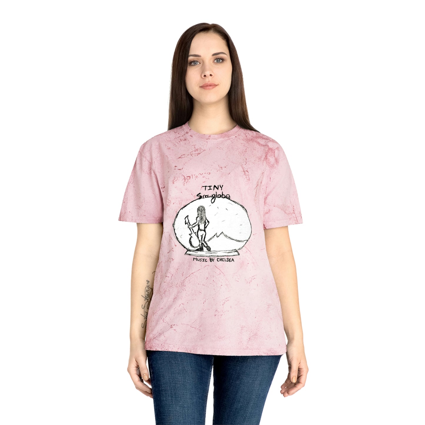Tie Dye Tiny SnowGlobe t-shirt