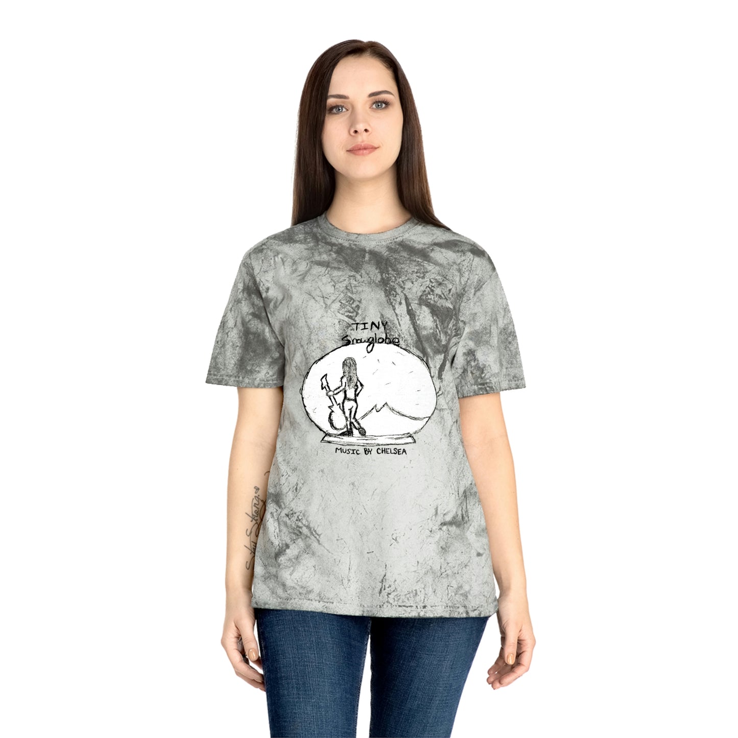 Tie Dye Tiny SnowGlobe t-shirt