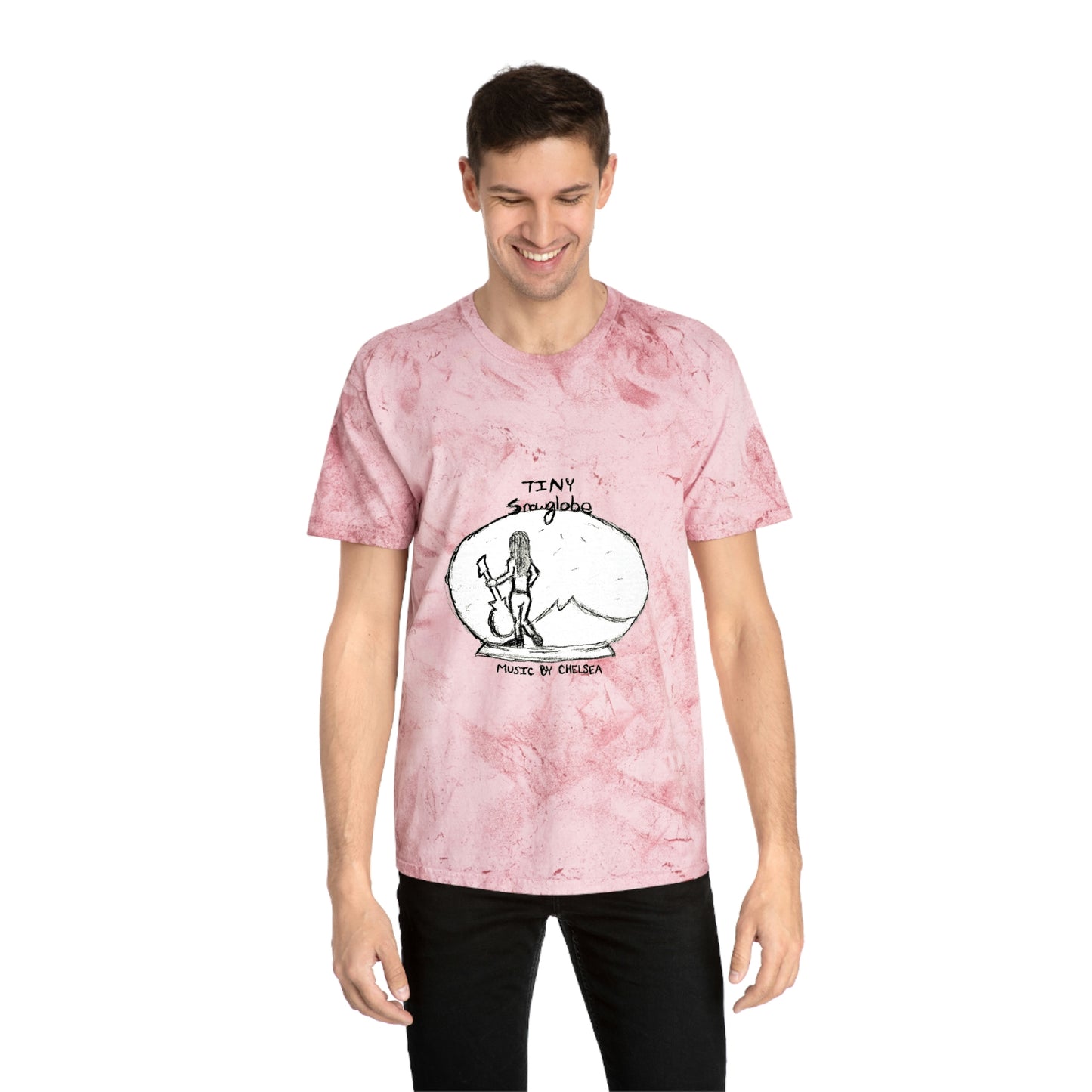 Tie Dye Tiny SnowGlobe t-shirt